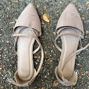 Taupe Ballet Flats